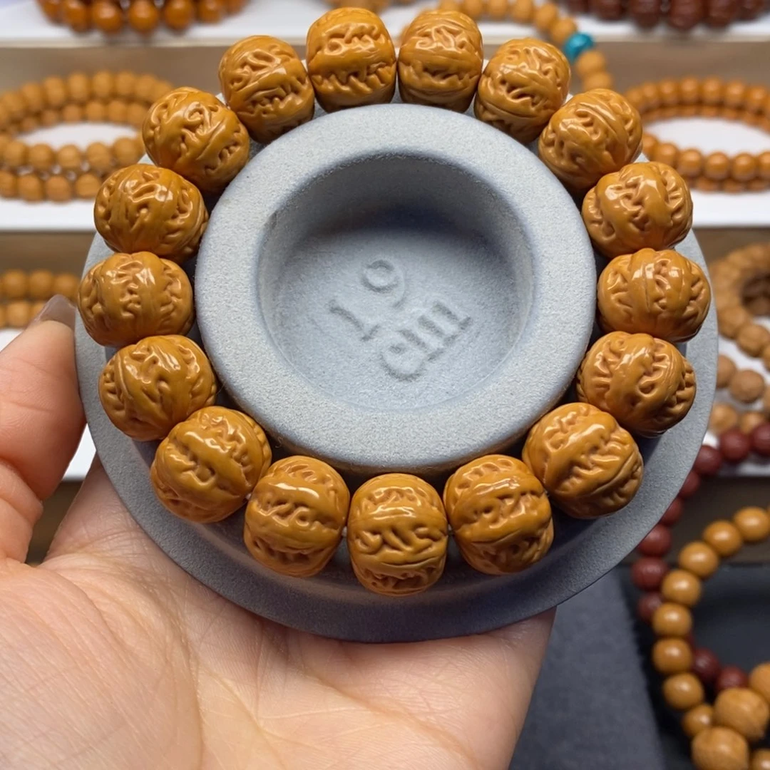 【闪购商品】猴头核桃手串八棱17mm