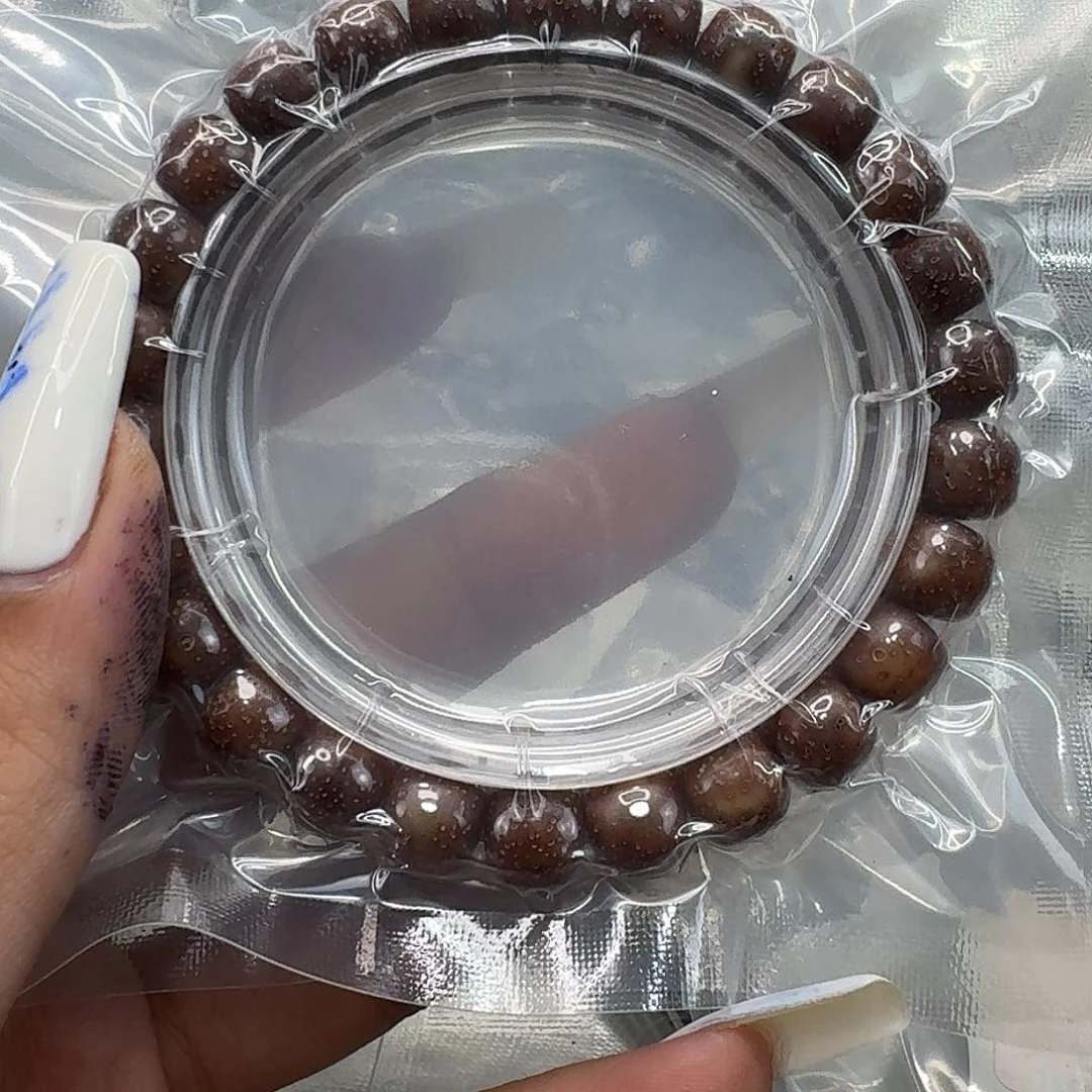 星月菩提手串320尽头粉冰遇华星月98桶单圈