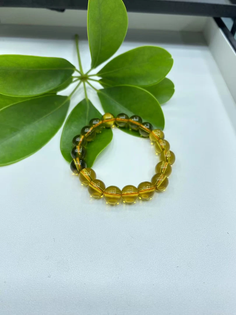 A056 黄手链10mm百搭