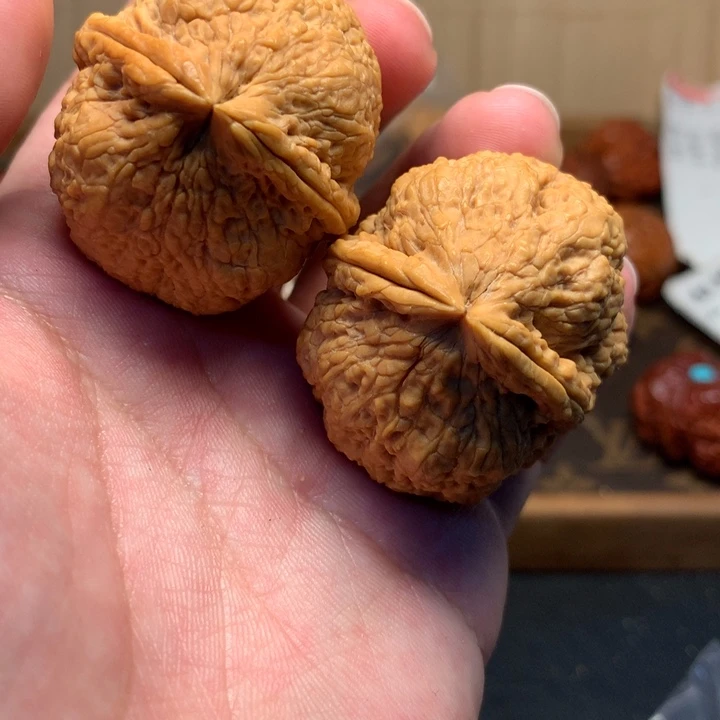 文玩核桃把件43铁龙珠70克