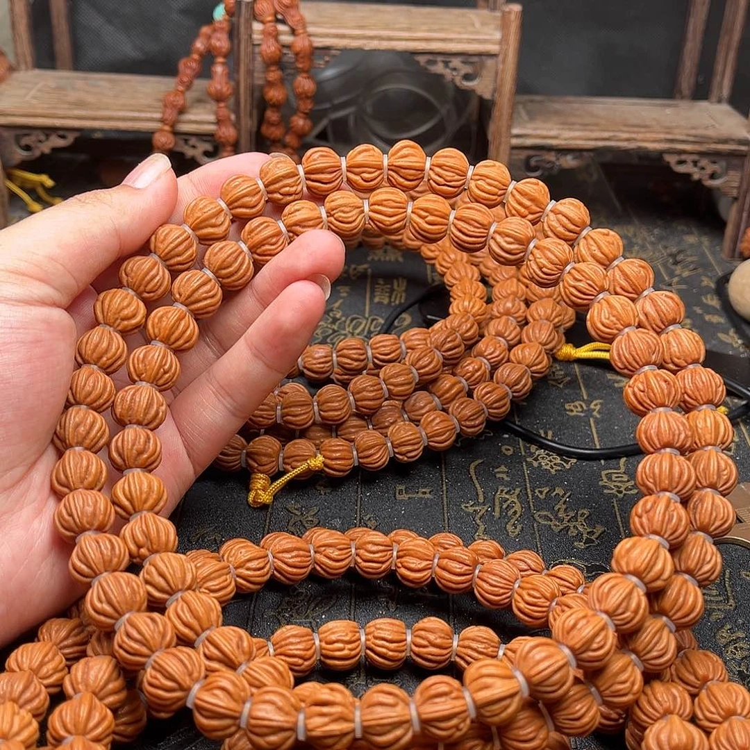 桃核吊坠佛手薄挂