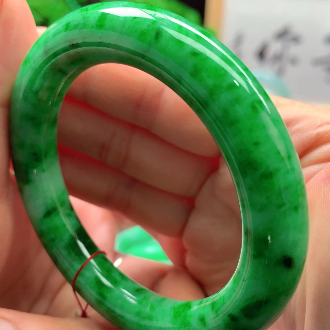 未镶嵌手镯翡翠缅甸55.3圈口