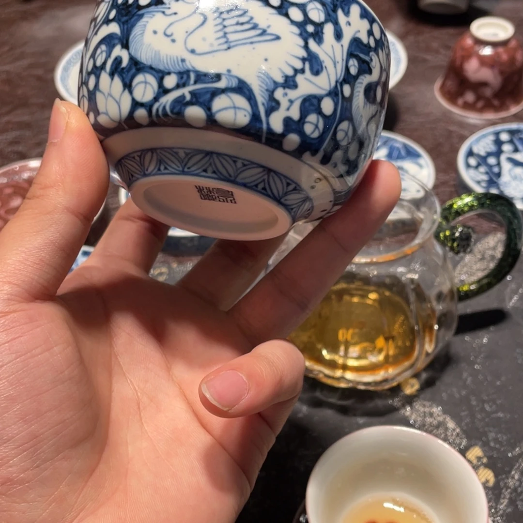 景德镇陶瓷路路通禅定杯