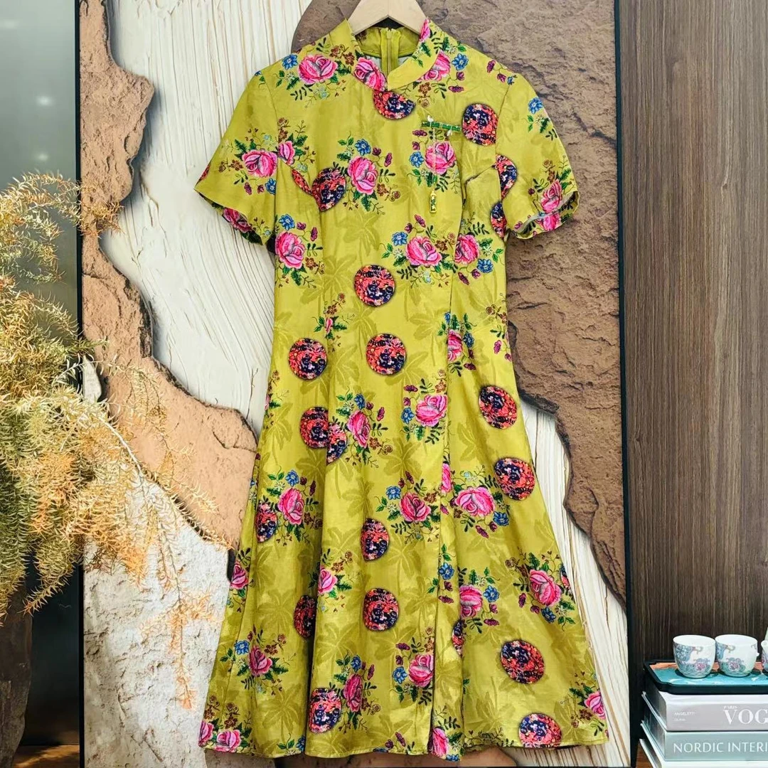 VV&AA 芳华如梦 春夏新款新中式国风春夏新款中国风旗袍 T678