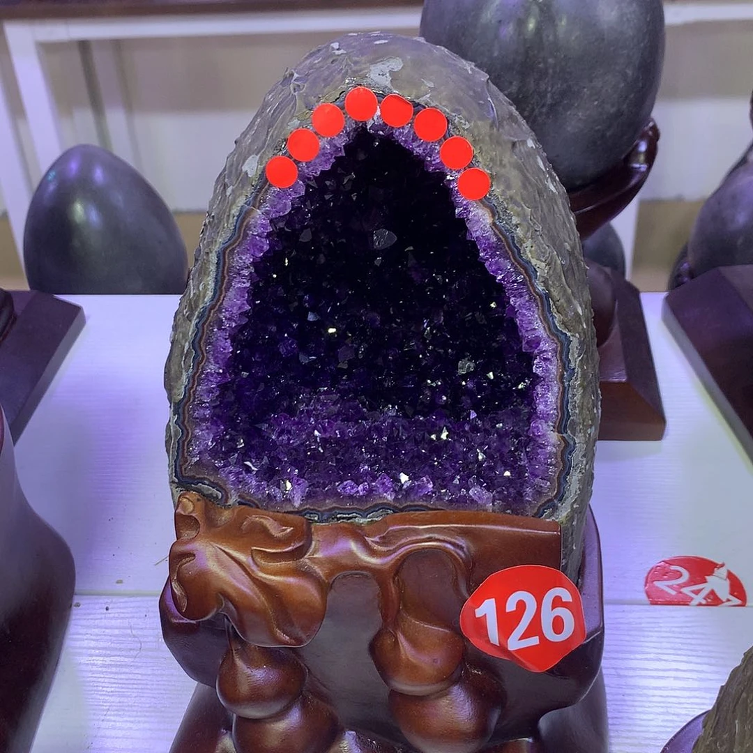 未镶嵌紫晶大型摆件（非配饰）妞妞