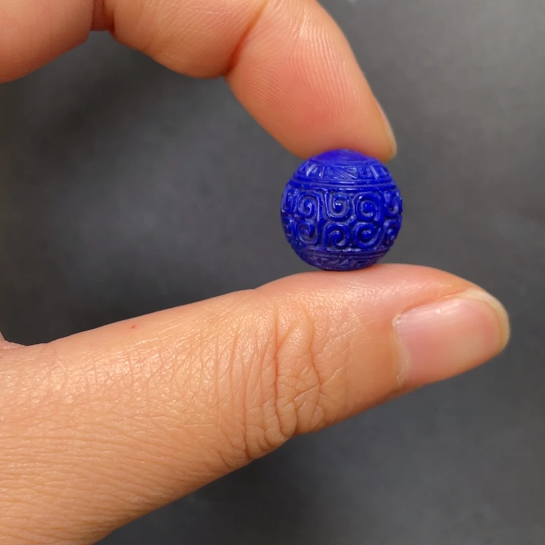 青金石未镶嵌配饰13.6尺寸