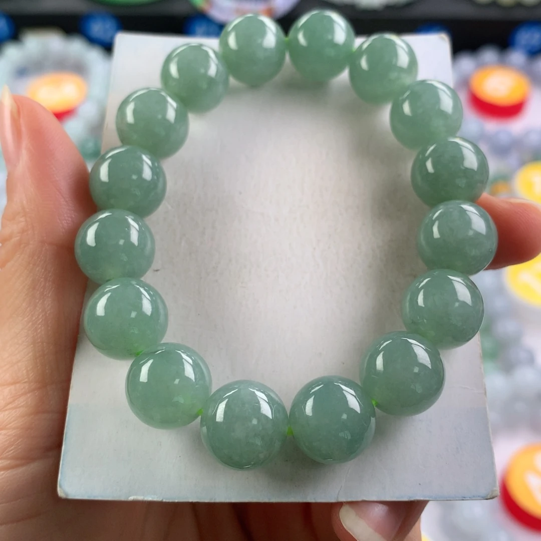 翡翠未镶嵌手链卡12.4