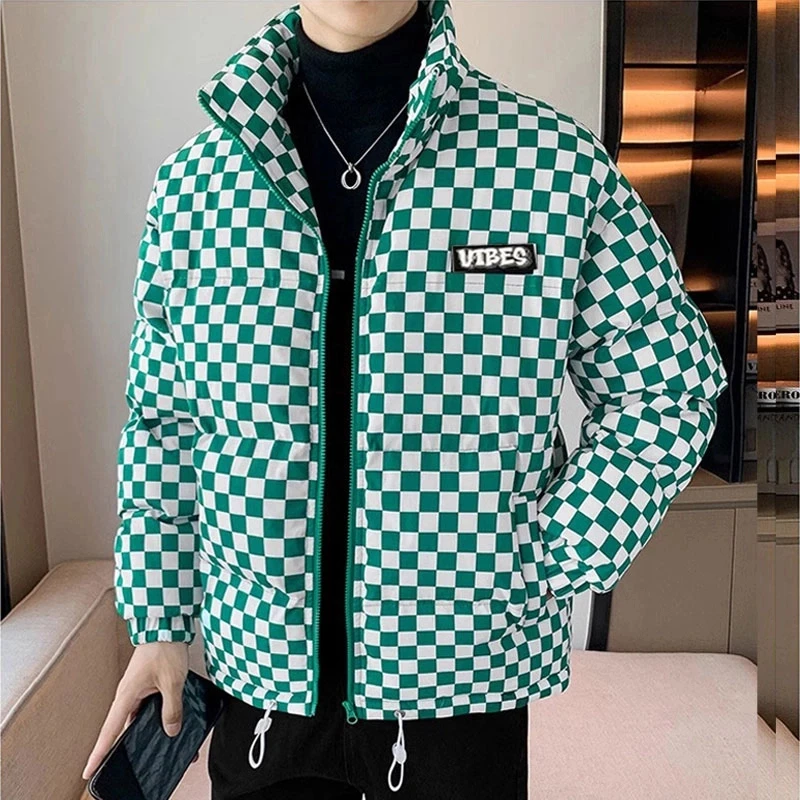 2025冬季上新时尚外套男女同款休闲棉服加绒加厚百搭防风外衣1