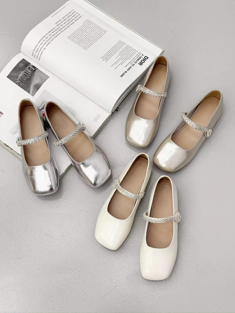 308玛丽珍鞋小众休闲方头平底单鞋2025年新款时尚百搭舒适女鞋