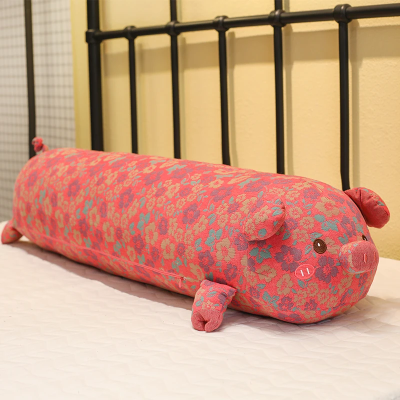 【独立内胆】2025新款110CM母婴级布艺三层纱可爱碎花趴趴猪陪睡