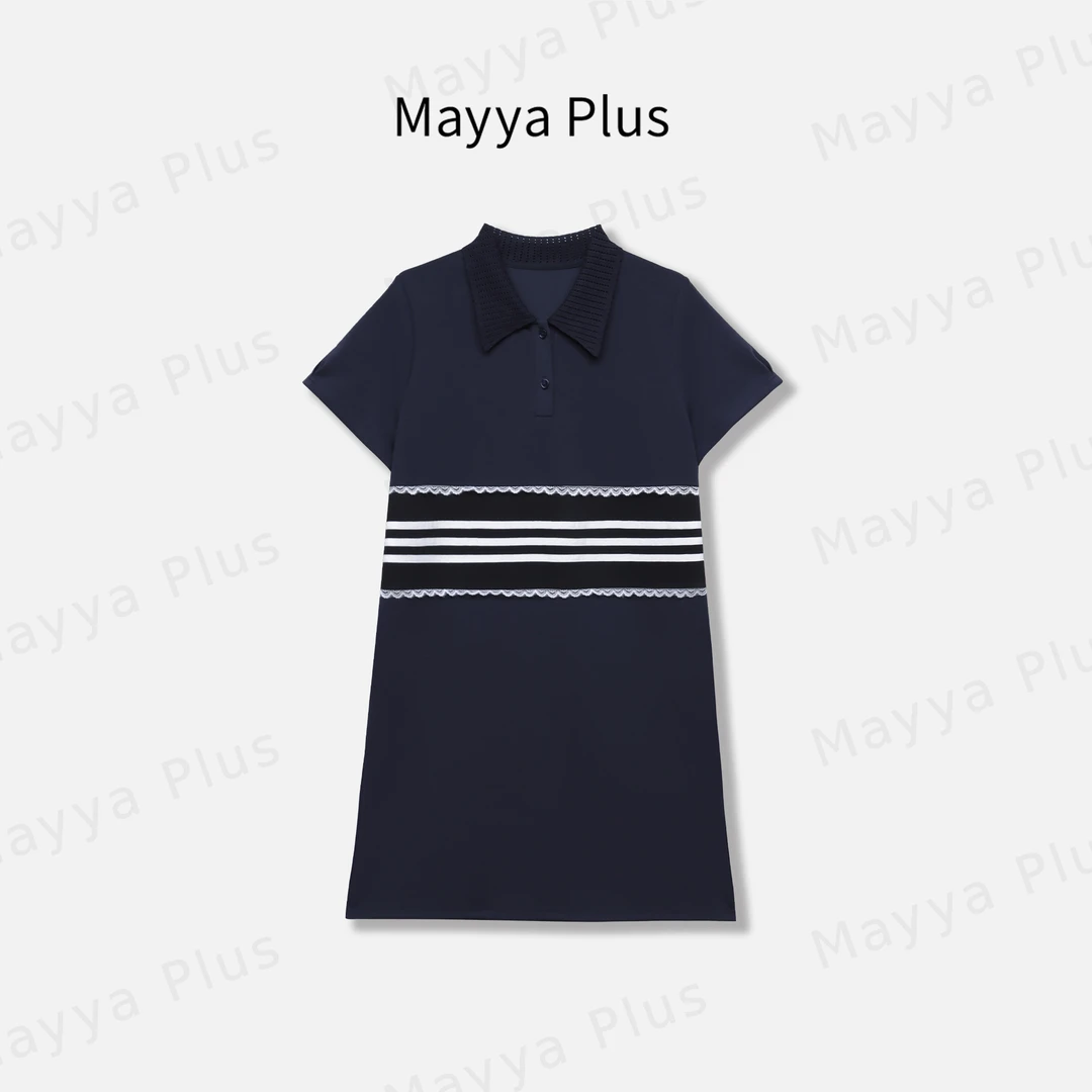 【加州裙】Mayya Plus麦芽定制轻奢气质欧若风短袖连衣裙32526819