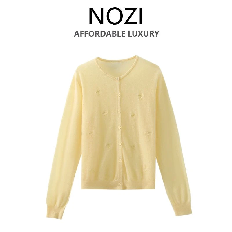 【NOZI】女装针织衫高定轻奢风2025新款洋气A057A058
