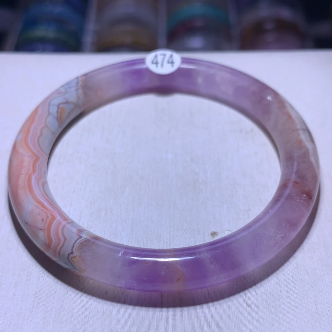 水晶银S925镶嵌手镯极光57.9圈474