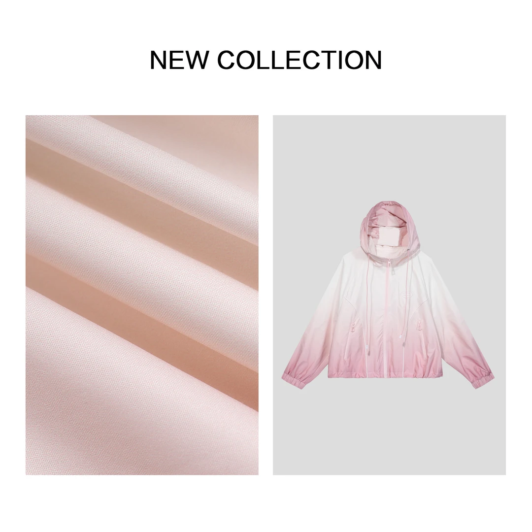 【香香专属】W3F33001B 春季新品 粉色连帽外套 甜美百搭-3819
