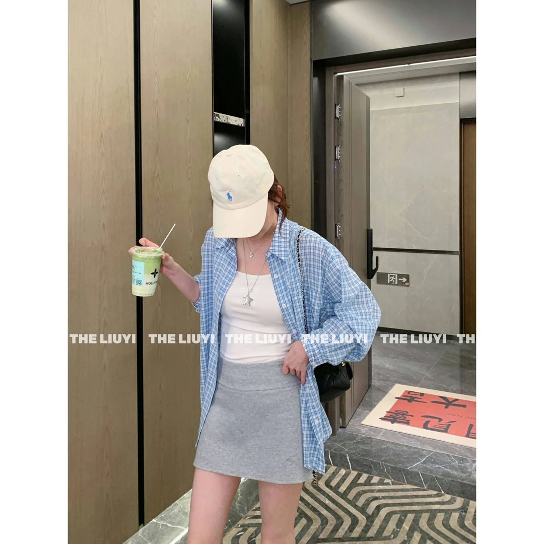 【LIUYI】满分裙裤～夏季防走光显瘦半身裙裤55037