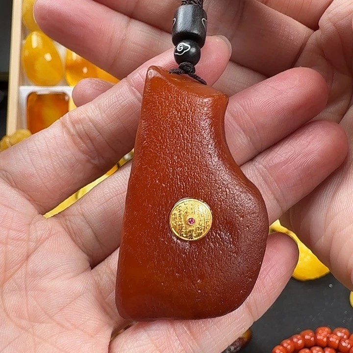未镶嵌颈饰蜜蜡蜜蜡