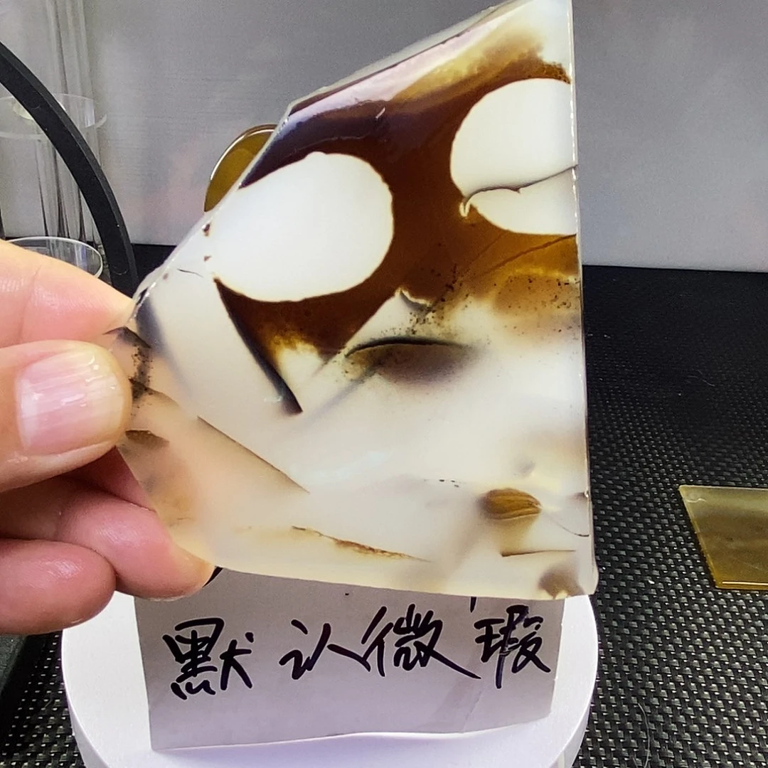 合成碳硅石非金属时尚图纹画面石饰品