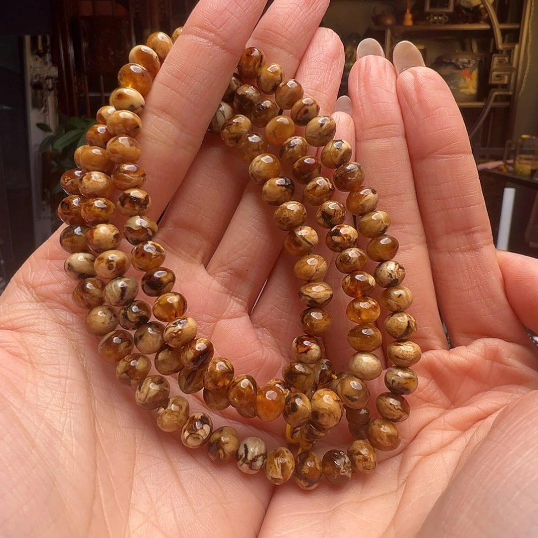 琥珀未镶嵌裸石抚顺琥珀20069七