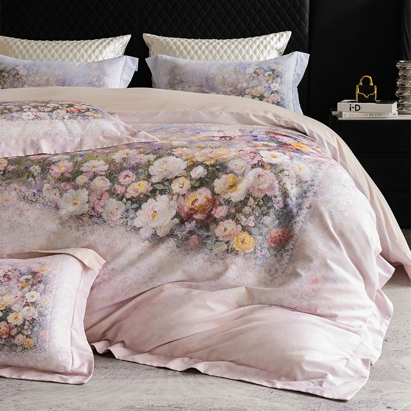 喜兹 爱丽丝梦境 全棉磨毛数码印花四件套 套框压边工艺床上用品