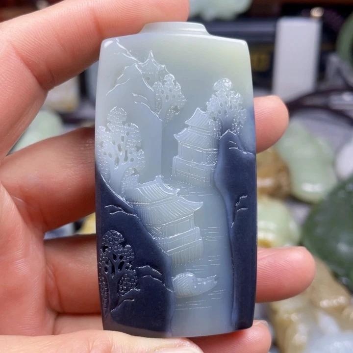 和田玉挂件未镶嵌泰**若