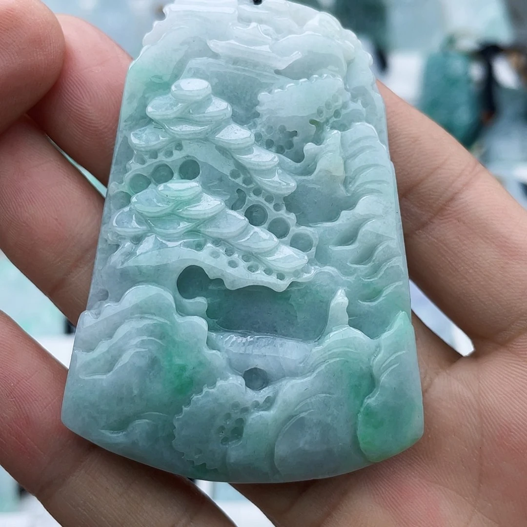 颈饰未镶嵌翡翠翡翠