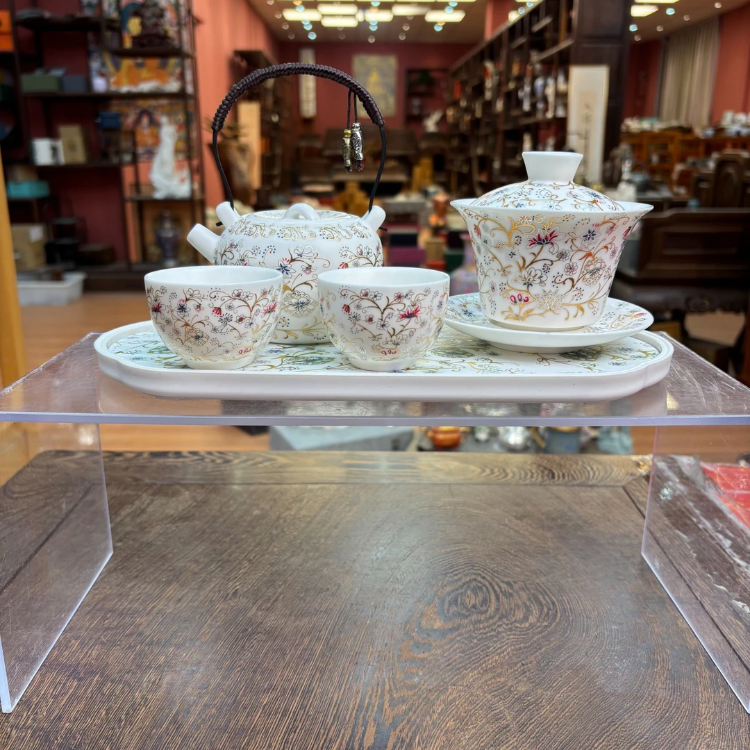 【闪购商品】金藤花提梁壶套装