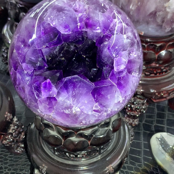 水晶乌拉圭开口笑未镶嵌a***n