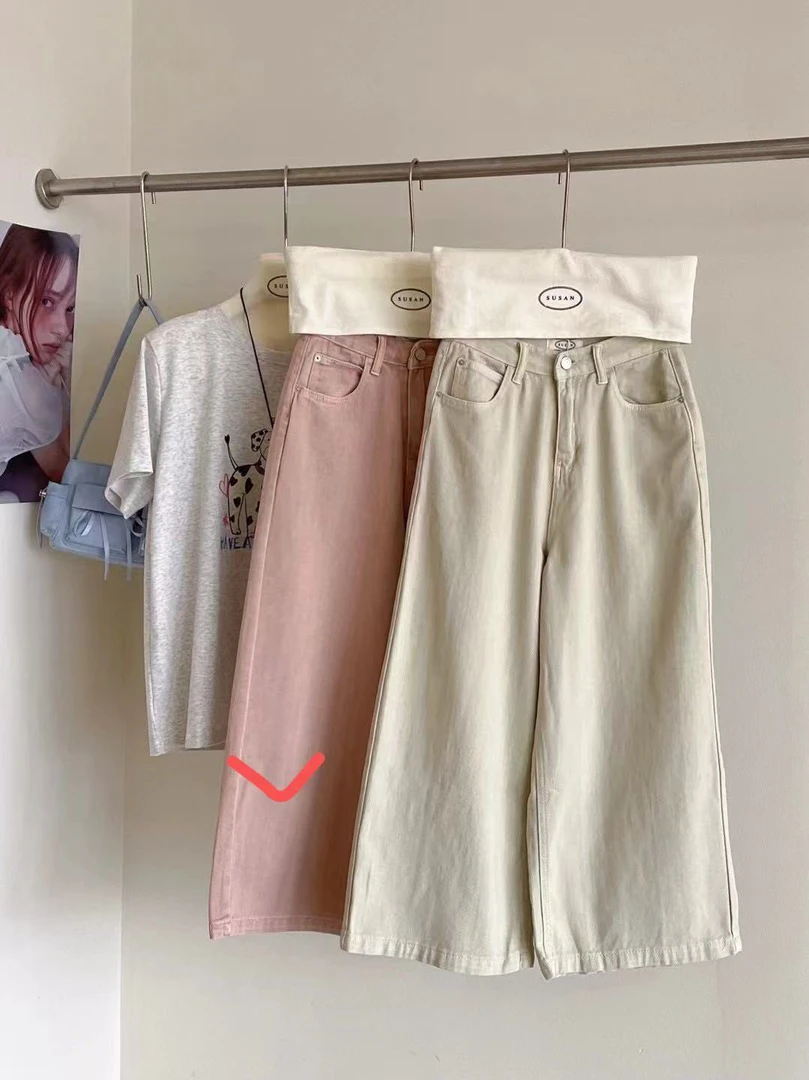 susan@86195 韩系简约百搭休闲牛仔裤 3-4