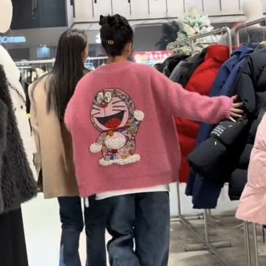 A3993刘梅家新款毛衣开衫