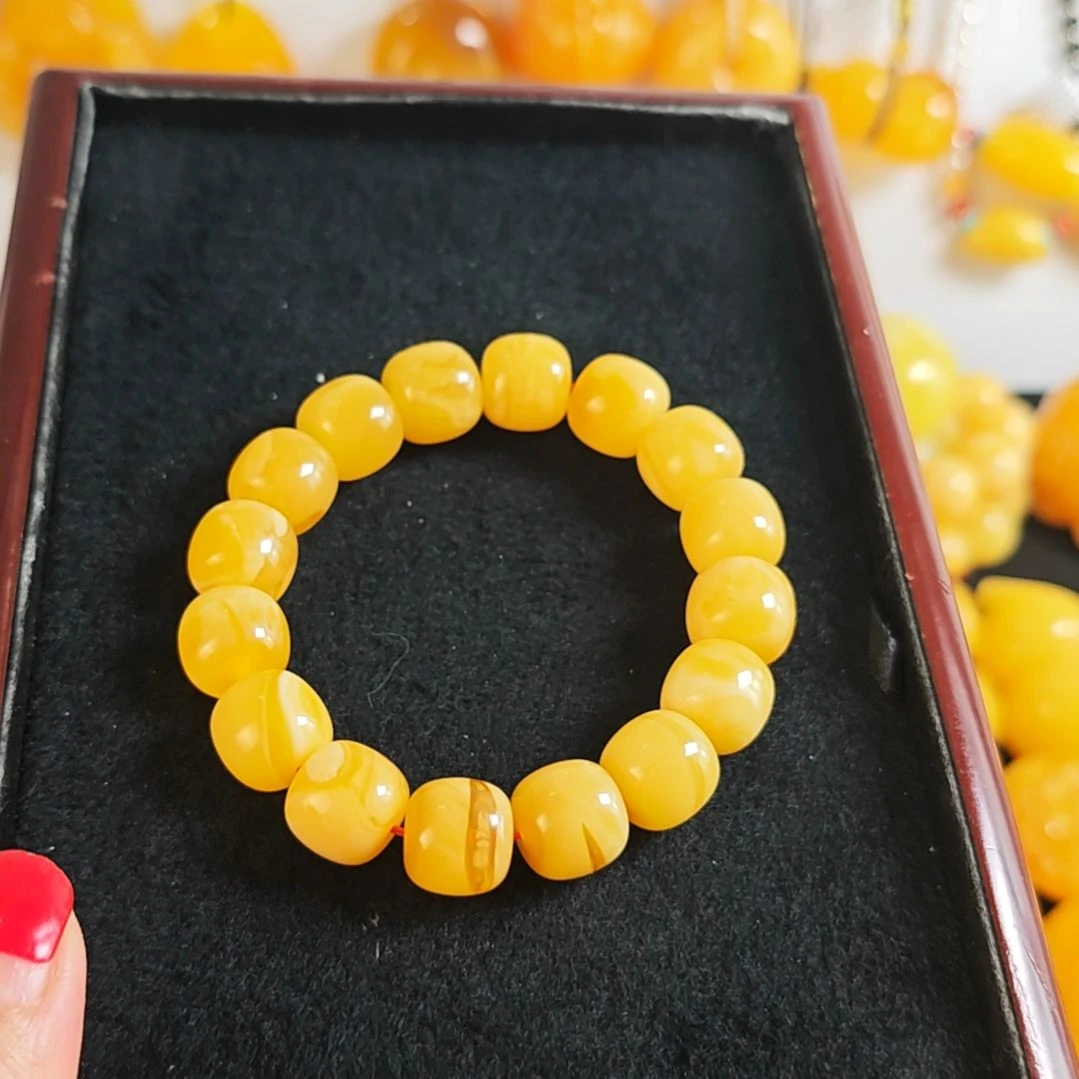 手链蜜蜡未镶嵌同料手串13十