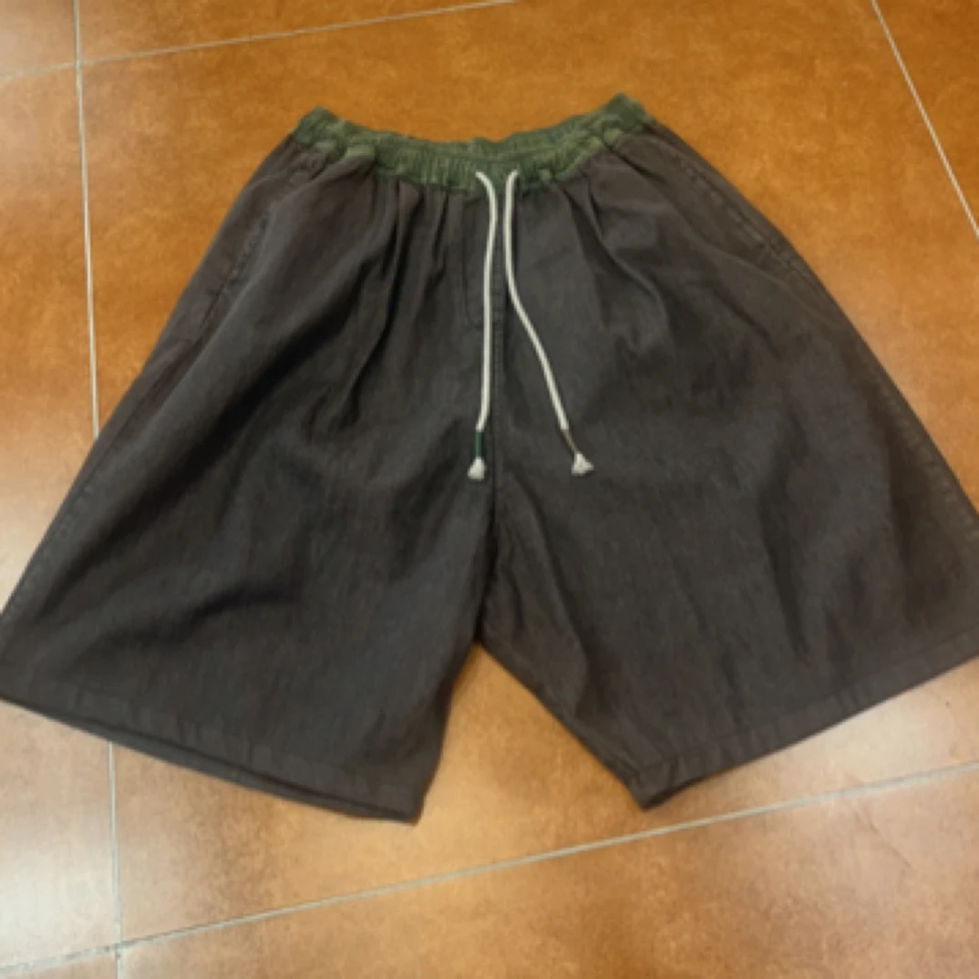 炒色工艺休闲短裤