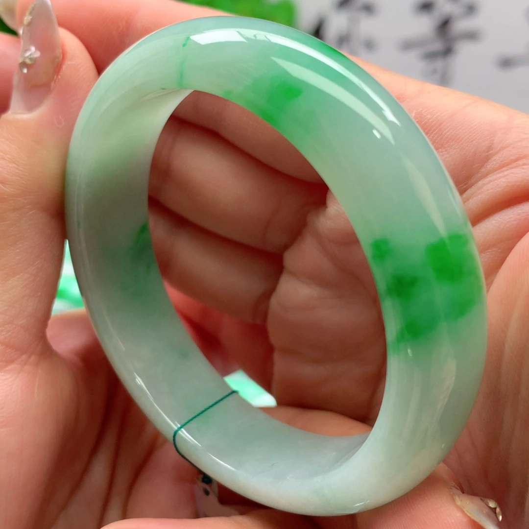 未镶嵌手镯翡翠缅甸54.4圈口