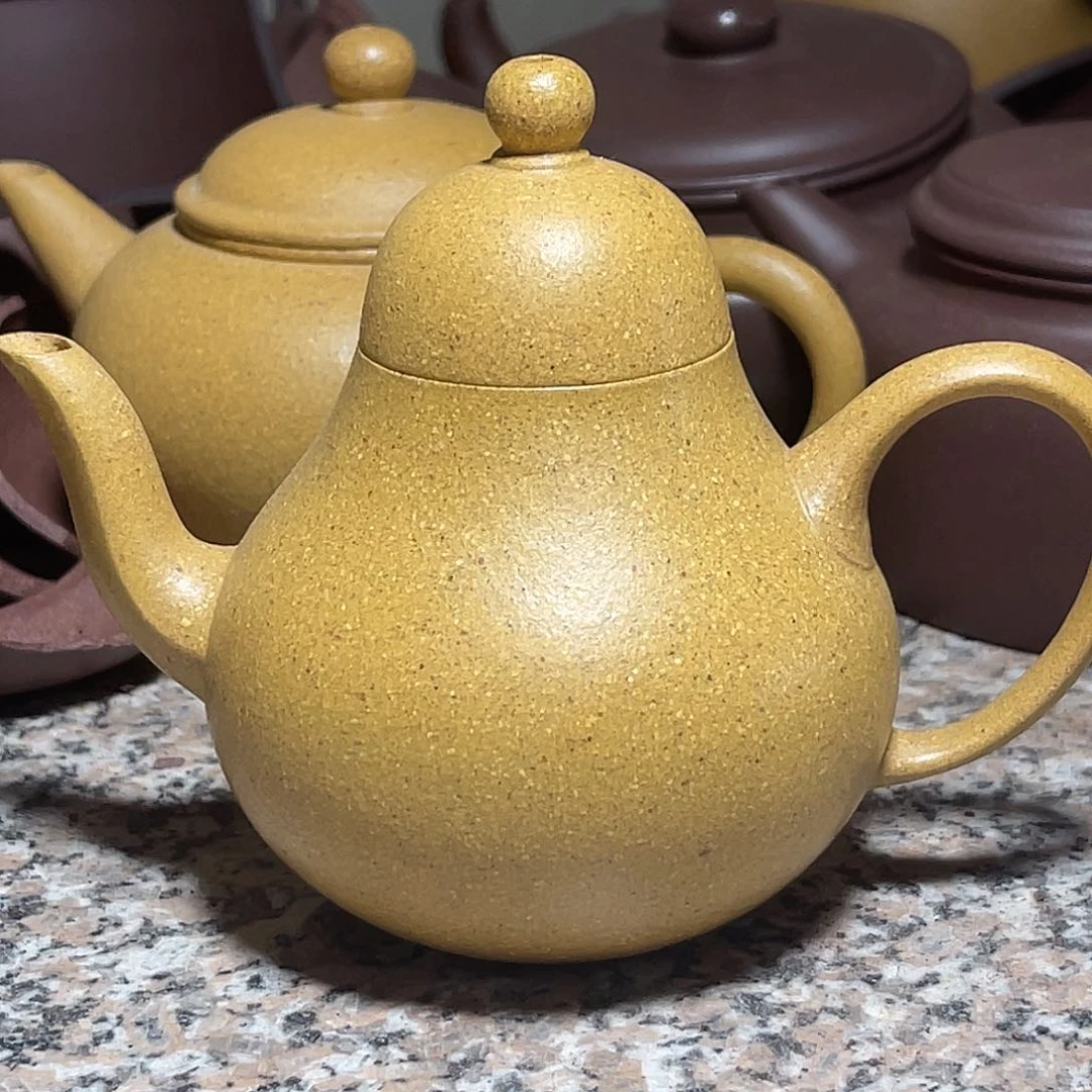 茶壶紫砂微瑕粗砂黄金段思婷