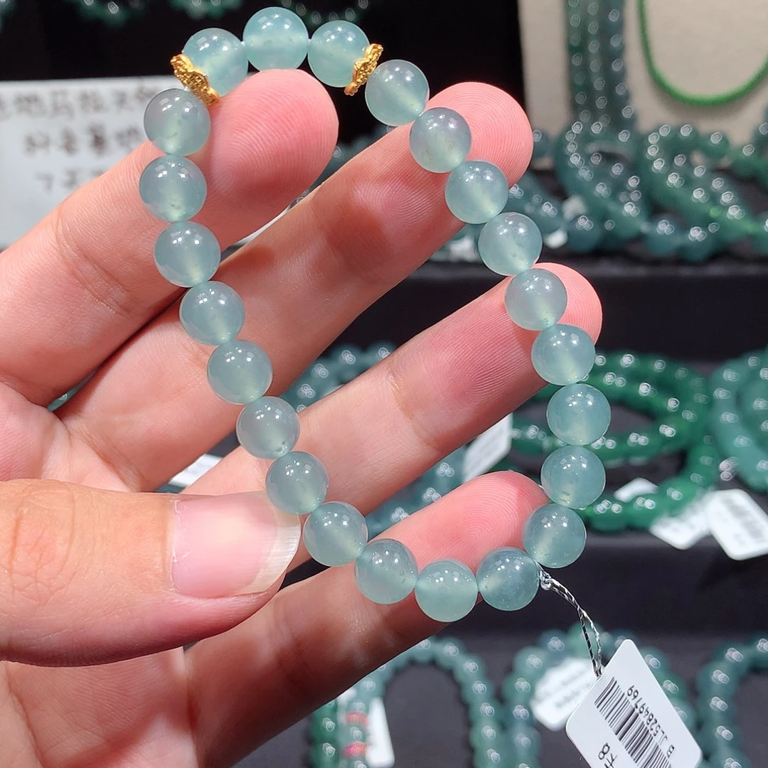 未镶嵌手链翡翠天然a货翡翠手串8