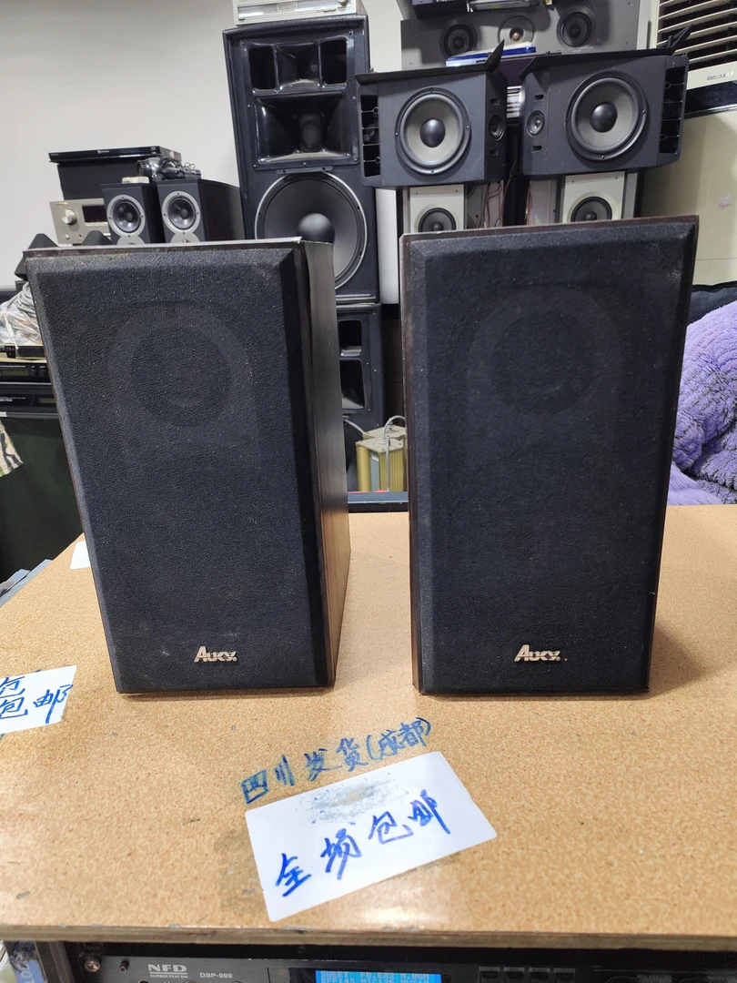 9新 二手 Auky环绕音箱一对,成色如图(出声,需要维修,不带线材)