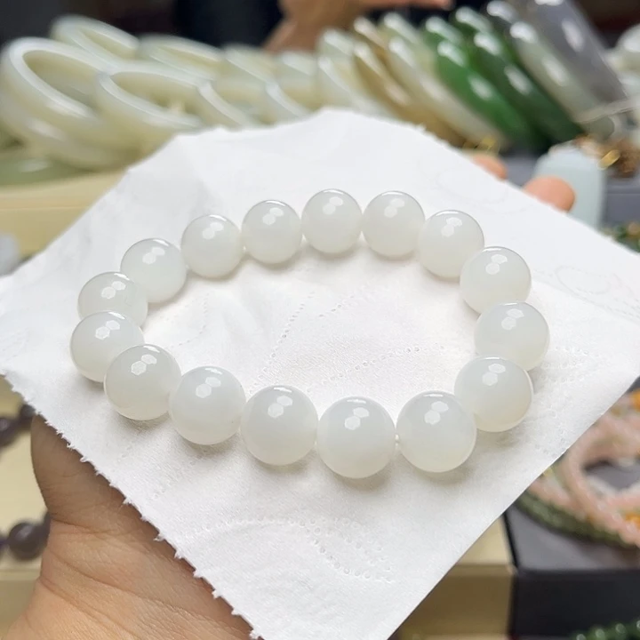 和田玉手链未镶嵌