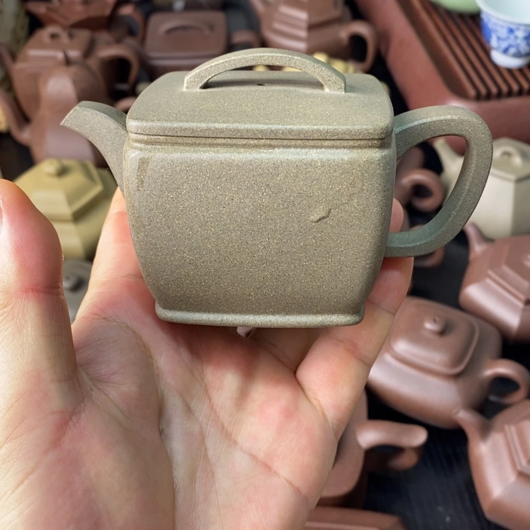 茶壶紫砂青段四方汉瓦180cc左右