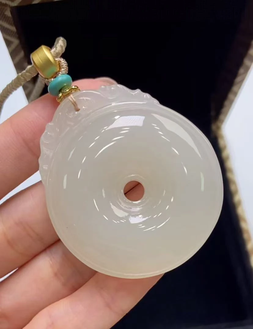 308681/和田玉平安扣   多样性一件发