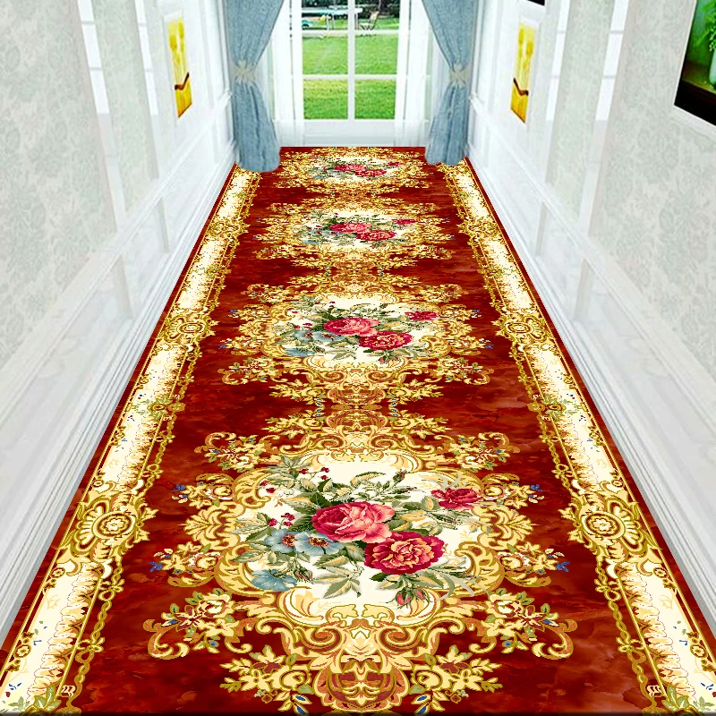 欧式楼梯踏步垫走廊过道地毯入户门垫玄关阳台地垫酒店可定防滑垫