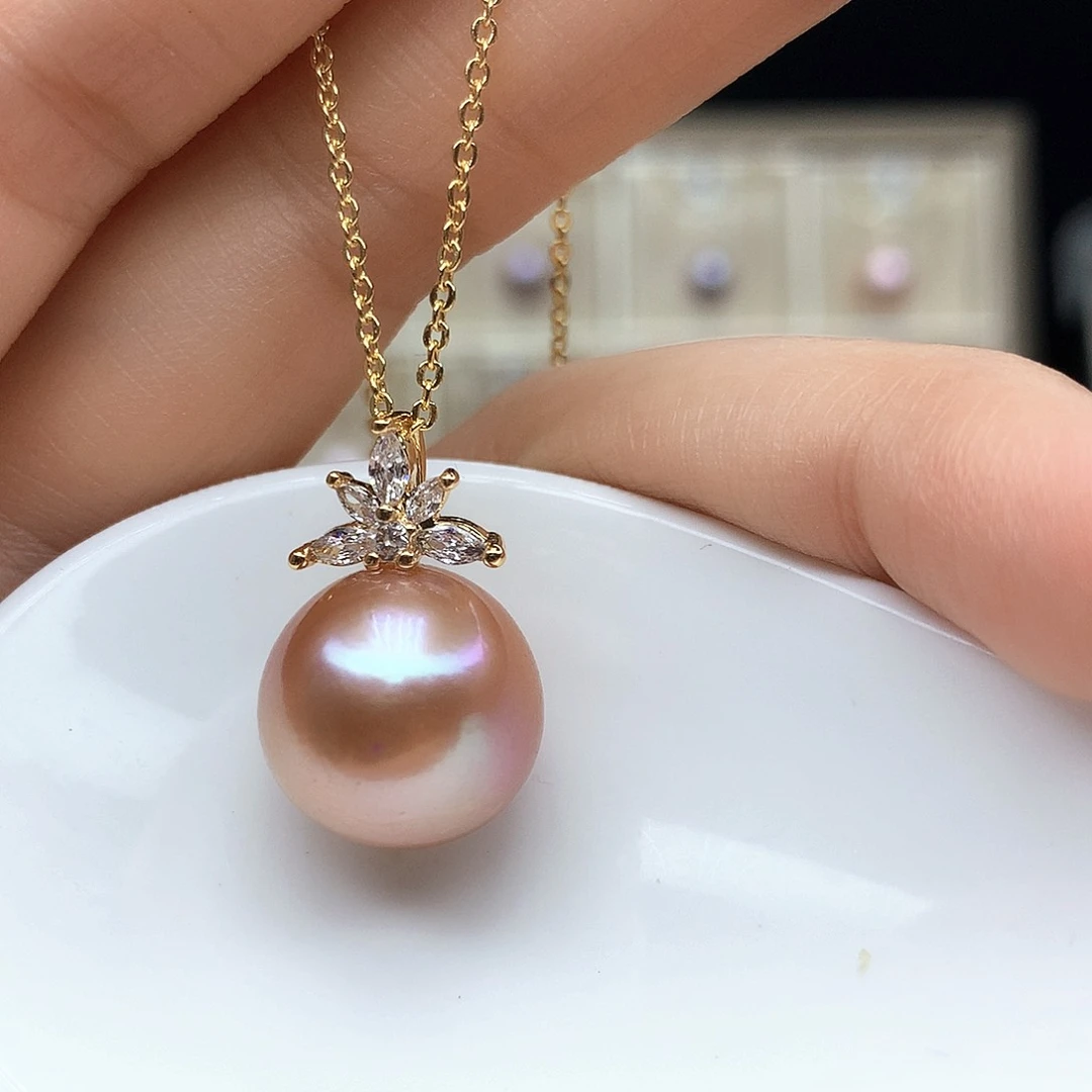 淡水珍珠合金颈饰