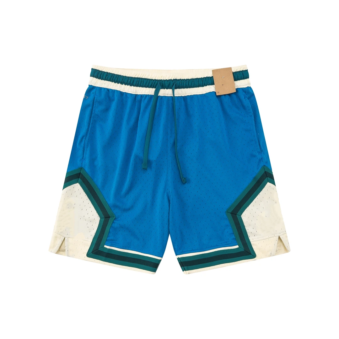 新款美式不过膝篮球短裤男女通用宽松训练速干运动四分裤