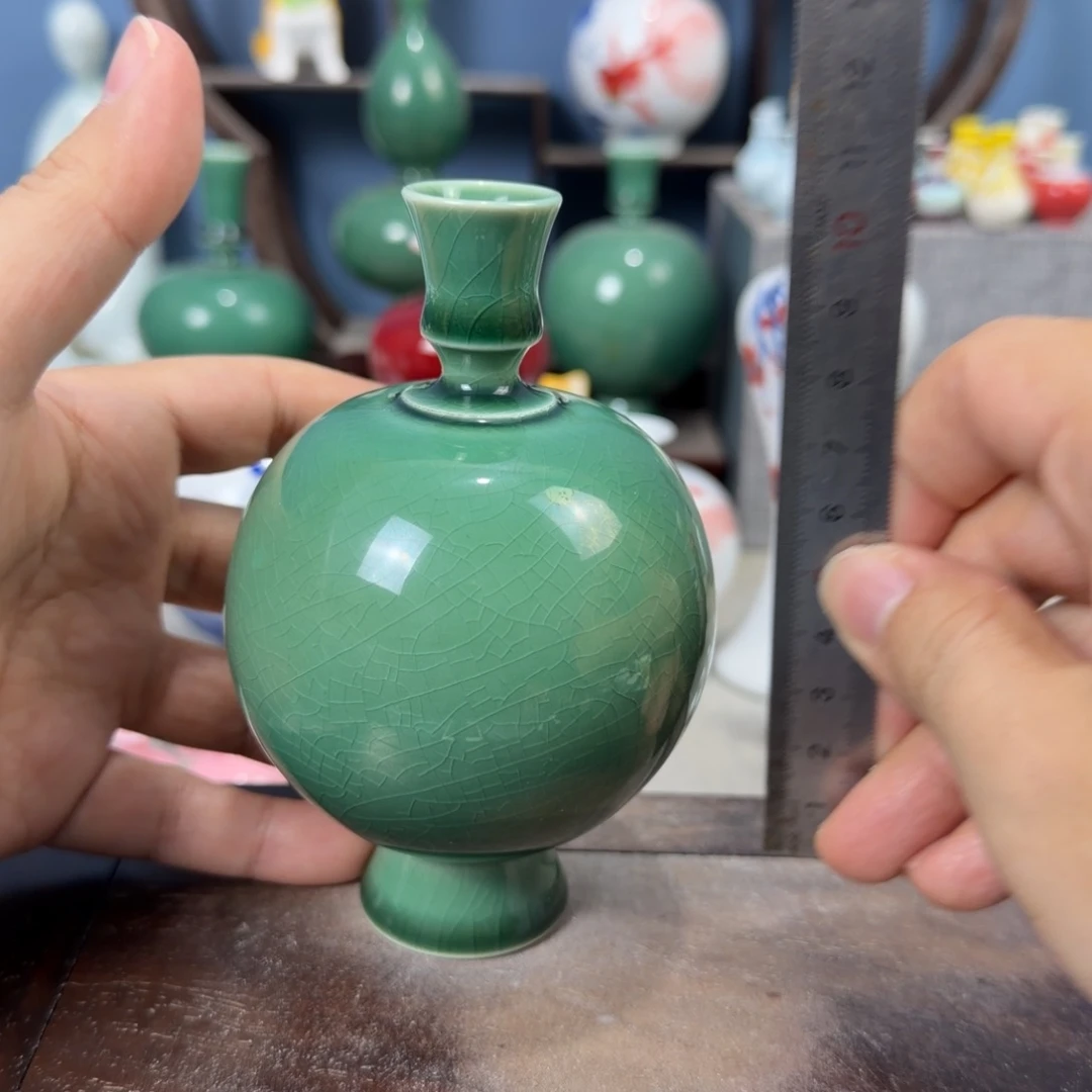 陶瓷手工小花器摆件