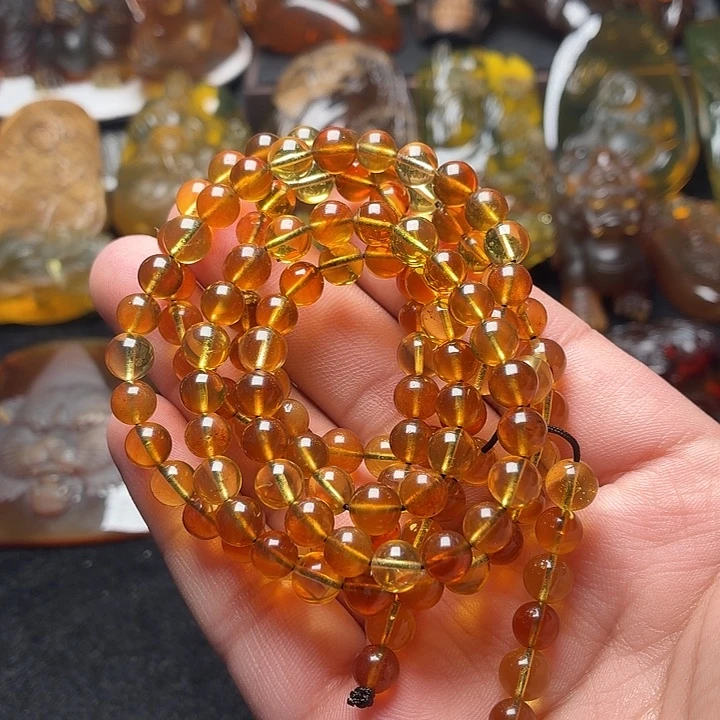 琥珀未镶嵌颈饰6➕茶宝163