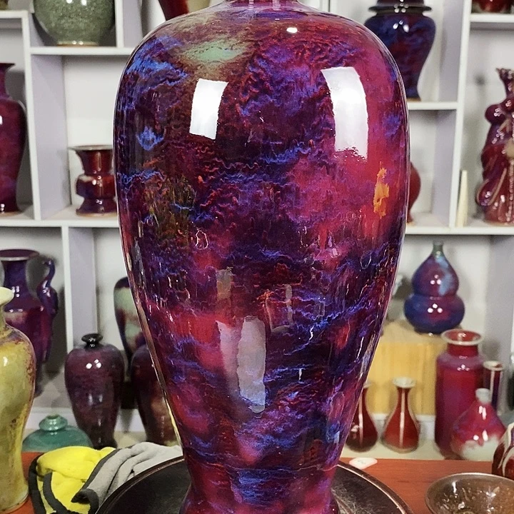 G***福尚峰钧窑作品梅瓶