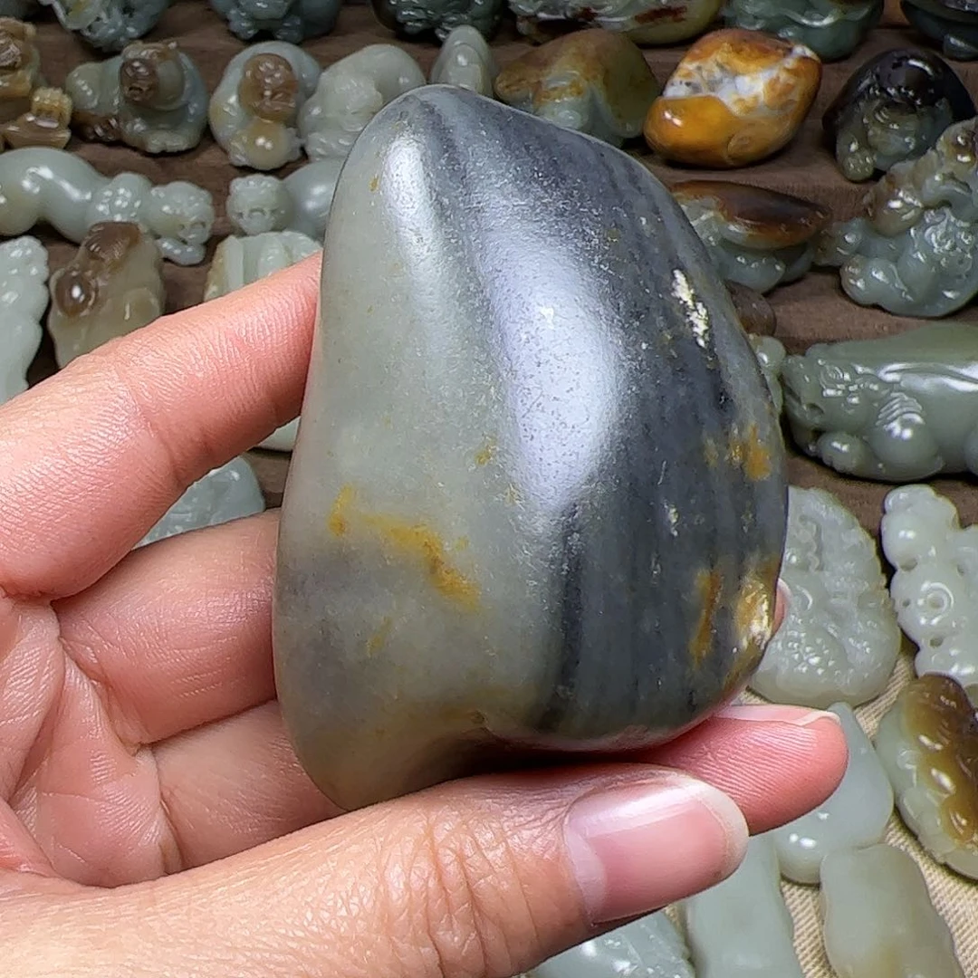 和田玉挂件未镶嵌安*