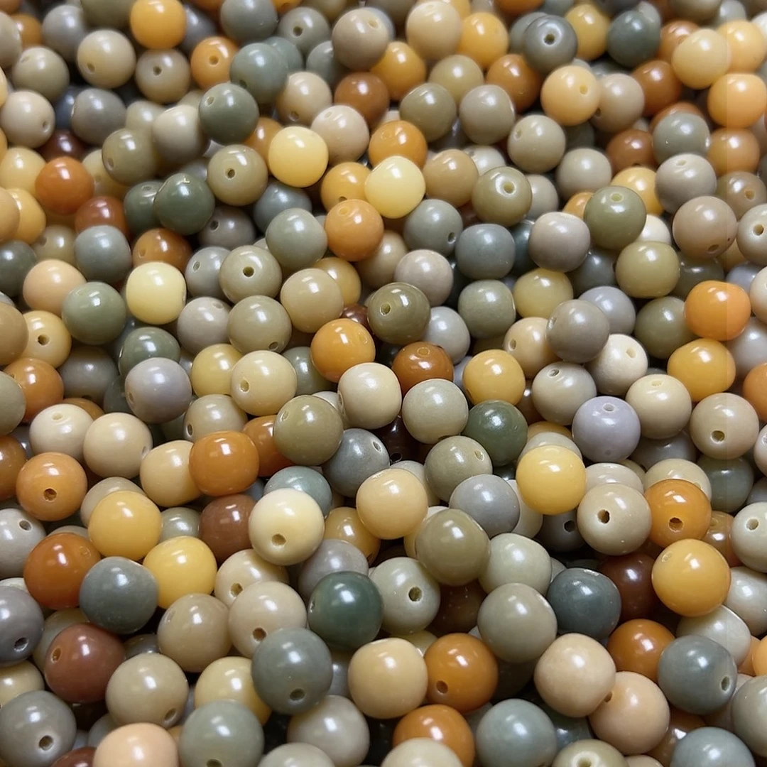 菩提根/象牙果吊坠卡12唐三彩平果100颗