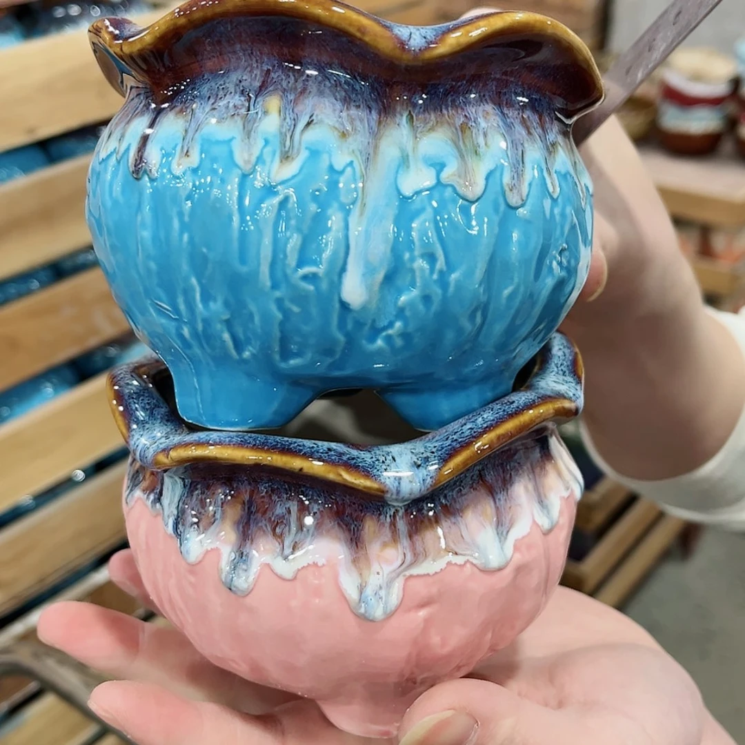 【闪购商品】陶瓷陶瓷多肉植物花盆