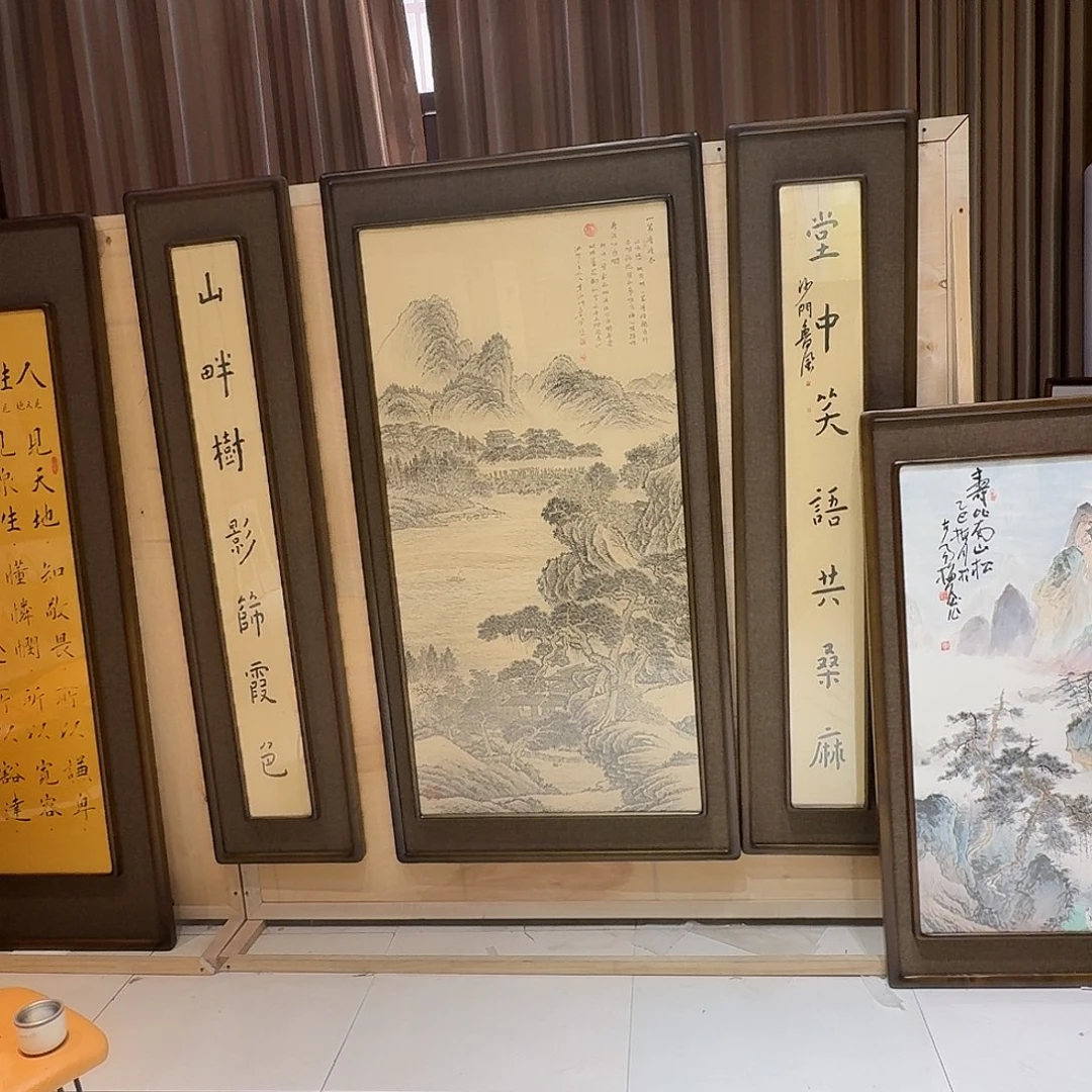 W***i版画真人手绘作品