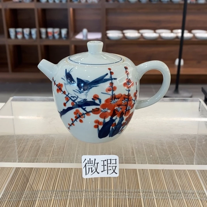 釉下老陶泥手工绘制