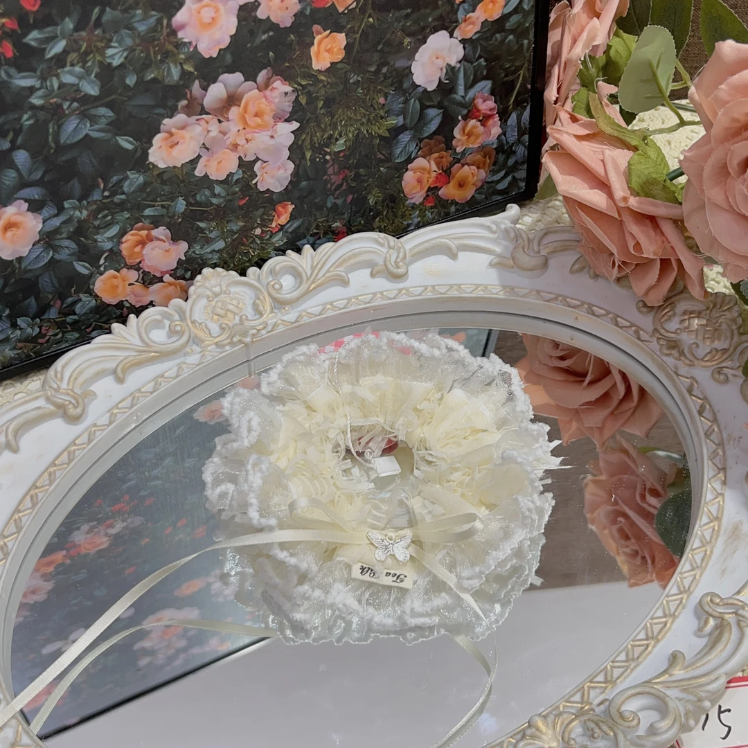 【手作发圈方巾】韩系2025春上新高级感大肠发圈方巾组合专用